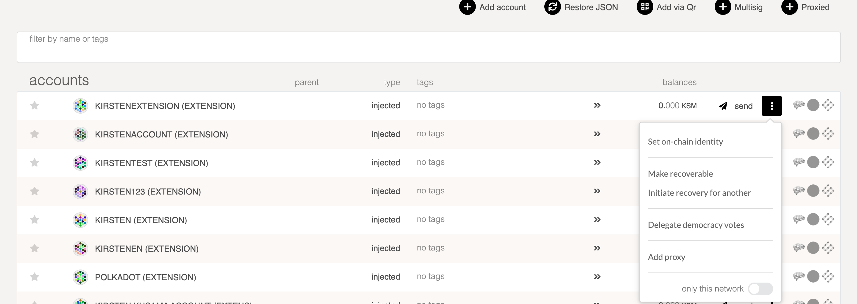 ogona accounts make recoverable